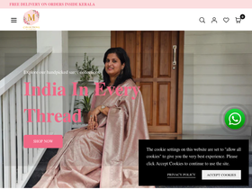mcollections.store homepage screenshot