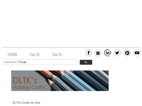 'dltk-holidays.com' screenshot