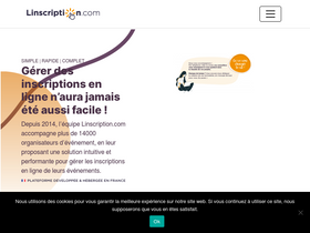 'linscription.com' screenshot