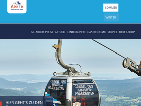 'arber.de' screenshot