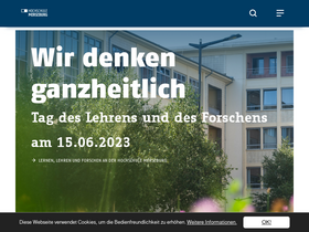 'hs-merseburg.de' screenshot