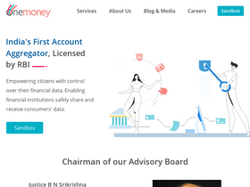 'onemoney.in' screenshot