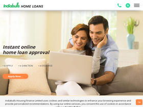 'login.indiabullshomeloans.com' screenshot