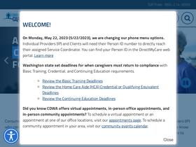 'consumerdirectwa.com' screenshot