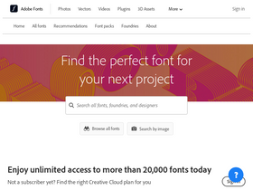 'typekit.com' screenshot