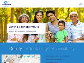 'mankindpharma.com' screenshot