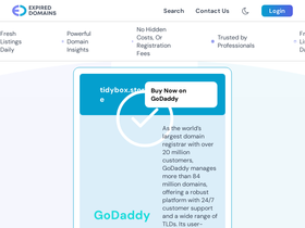 tidybox.store homepage screenshot