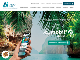 'adaptimmo.com' screenshot