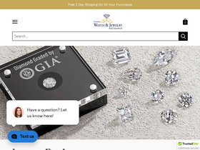 'watchandjewelryexchange.com' screenshot