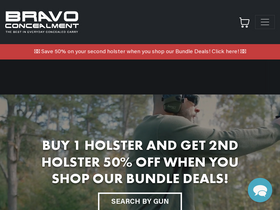 'bravoconcealment.com' screenshot