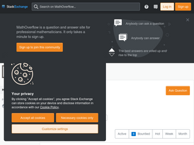 'mathoverflow.net' screenshot
