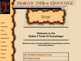'd2tomb.com' screenshot