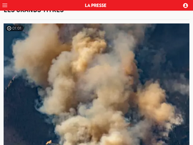 'cyberpresse.ca' screenshot