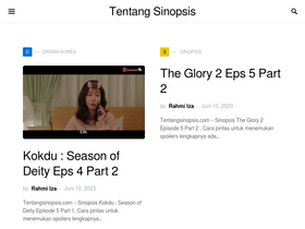 'tentangsinopsis.com' screenshot