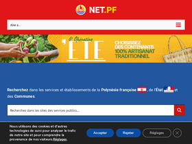 'service-public.pf' screenshot