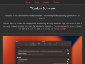 'titanium-software.fr' screenshot