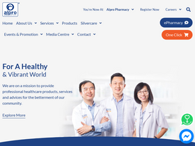 'alpropharmacy.com' screenshot