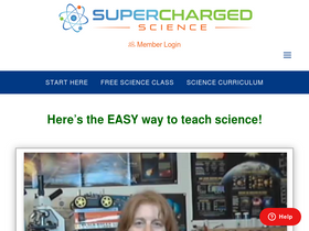 'superchargedscience.com' screenshot