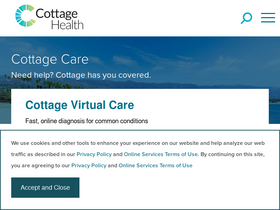 'cottagehealth.org' screenshot