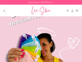 lia-skin.com homepage screenshot