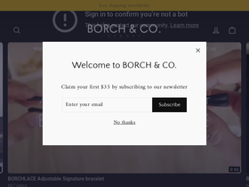 borchandco.com homepage screenshot