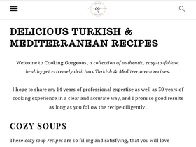 'cookingorgeous.com' screenshot