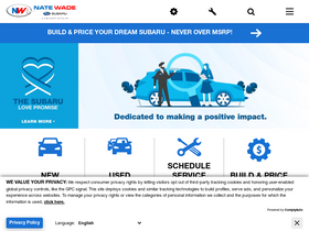 'natewade.com' screenshot