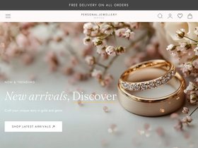 Personaljewelleryservice homepage screenshot