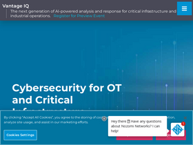 'nozominetworks.com' screenshot