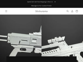 stickurama.com homepage screenshot