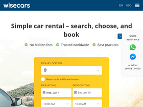 'wisecars.com' screenshot