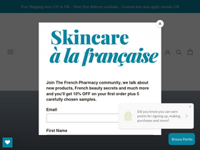'thefrenchpharmacy.co' screenshot