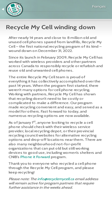 recyclemycell.ca