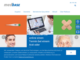 'medbase.ch' screenshot