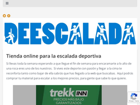'deescalada.com' screenshot