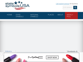 'statesymbolsusa.org' screenshot