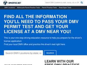 'dmvoffice.net' screenshot