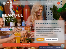 'akrahotels.com' screenshot