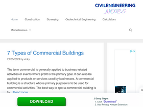 'civilengineeringnotes.com' screenshot