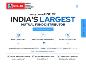 'njwealth.in' screenshot