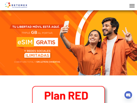 'retemex.mx' screenshot