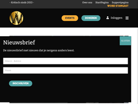 'cafeweltschmerz.nl' screenshot