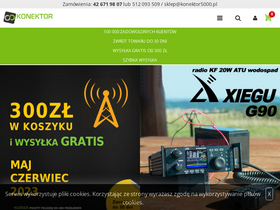 'konektor5000.pl' screenshot