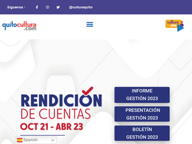 'quitocultura.com' screenshot