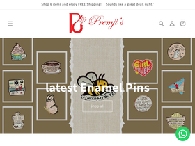 premjisgifts.com homepage screenshot