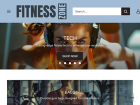 fitnesszone.co.nz homepage screenshot