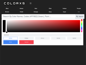'colorxs.com' screenshot