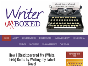 'writerunboxed.com' screenshot