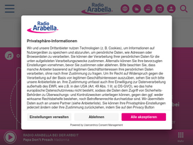 'radioarabella.de' screenshot