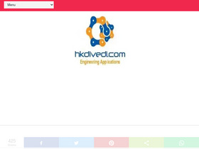 'hkdivedi.com' screenshot
